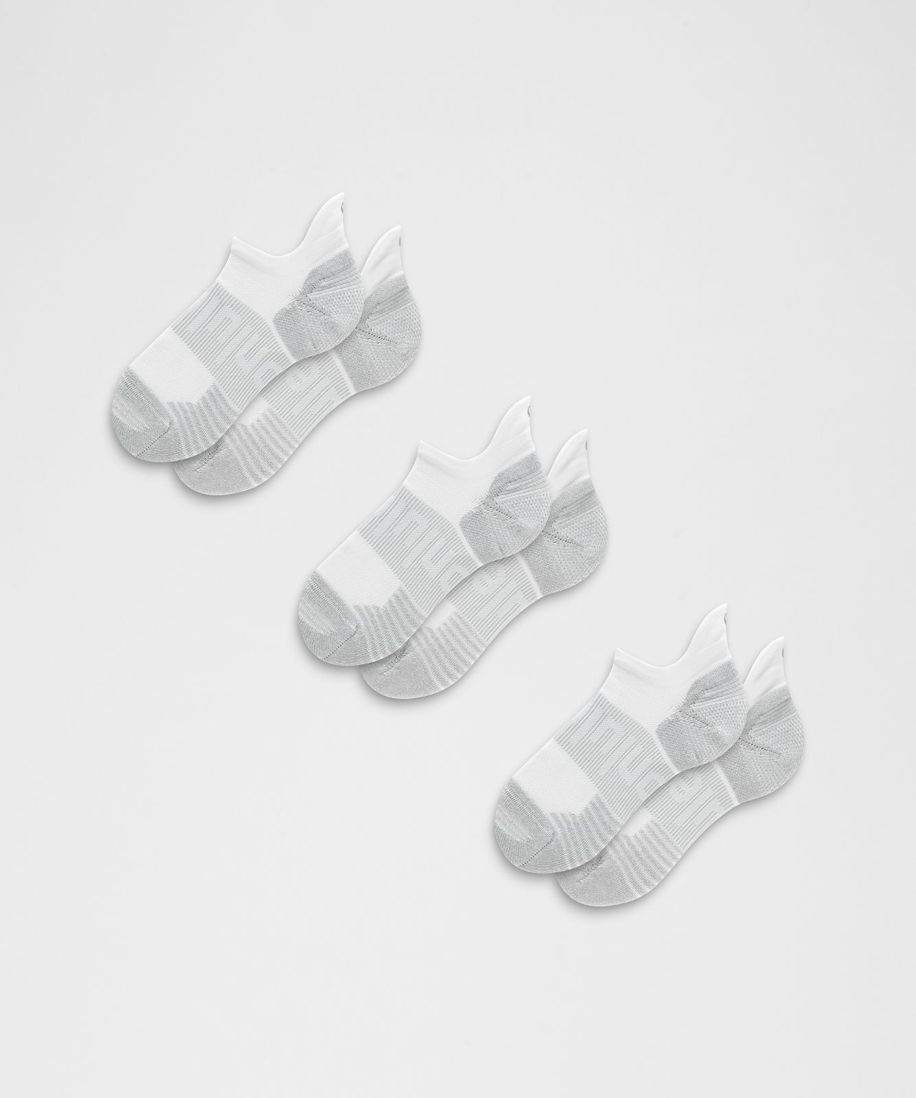 Unisex Power Stride Cushion Tab Socks *3 Pack White