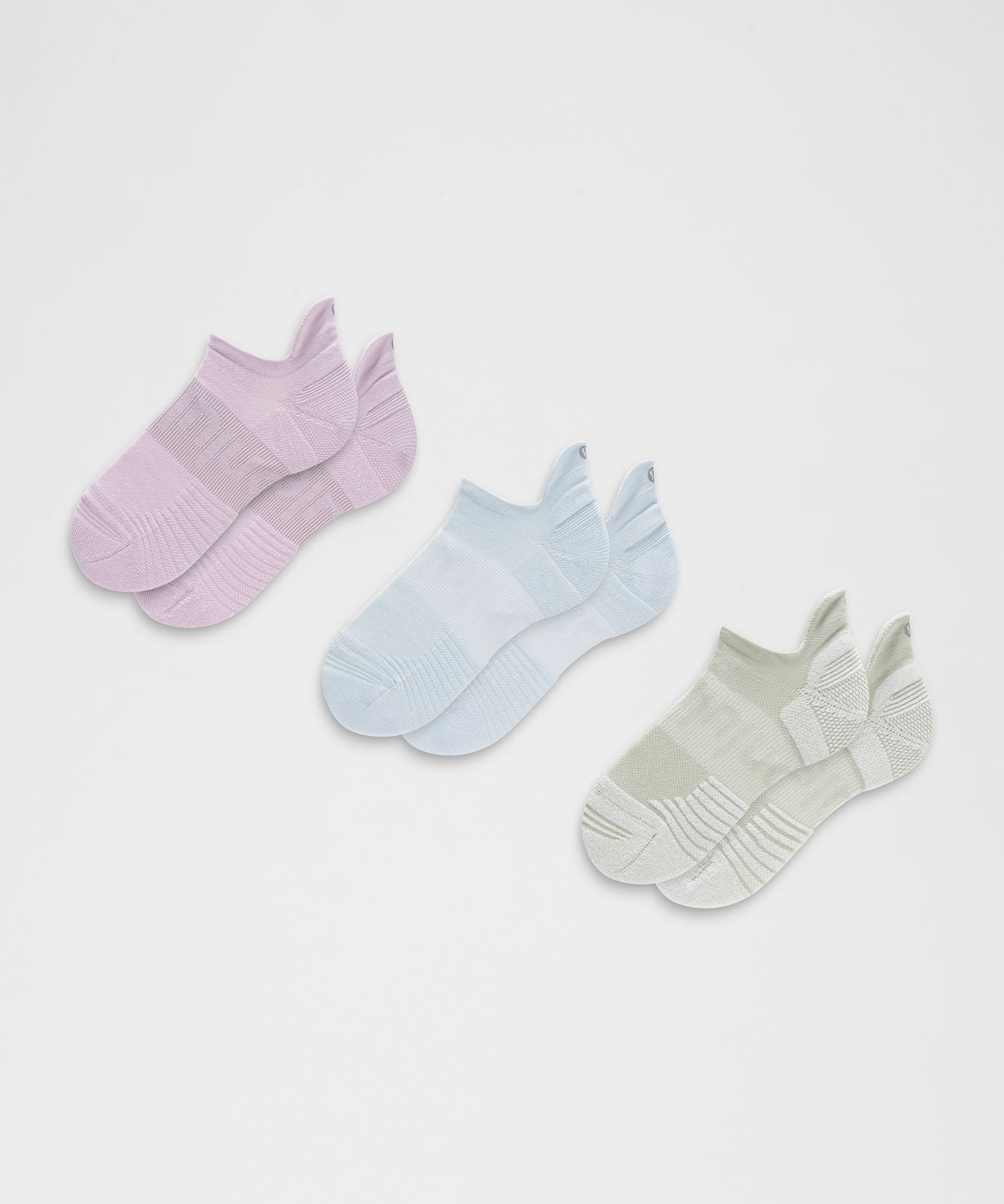 Unisex Power Stride Cushion Tab Socks *3 Pack Starch Blue/Lilac Play/Meadow Haze