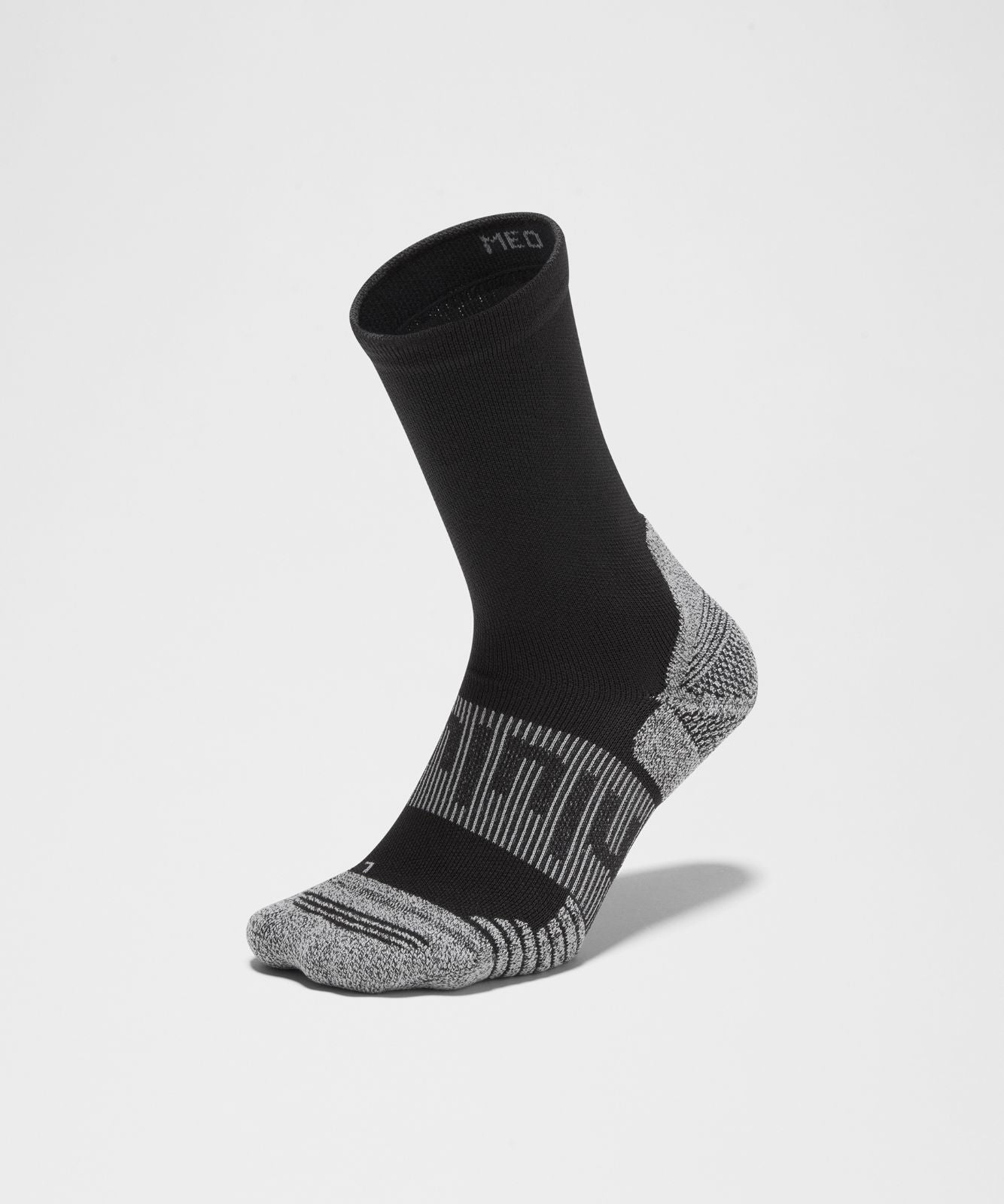 Unisex Power Stride Cushion Crew Socks *3 Pack Black