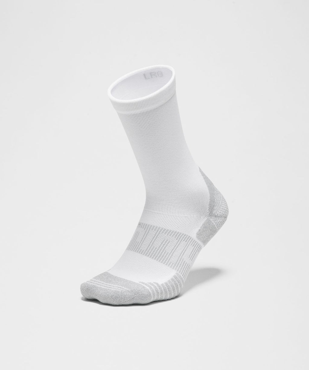 Unisex Power Stride Cushion Crew Socks *3 Pack White