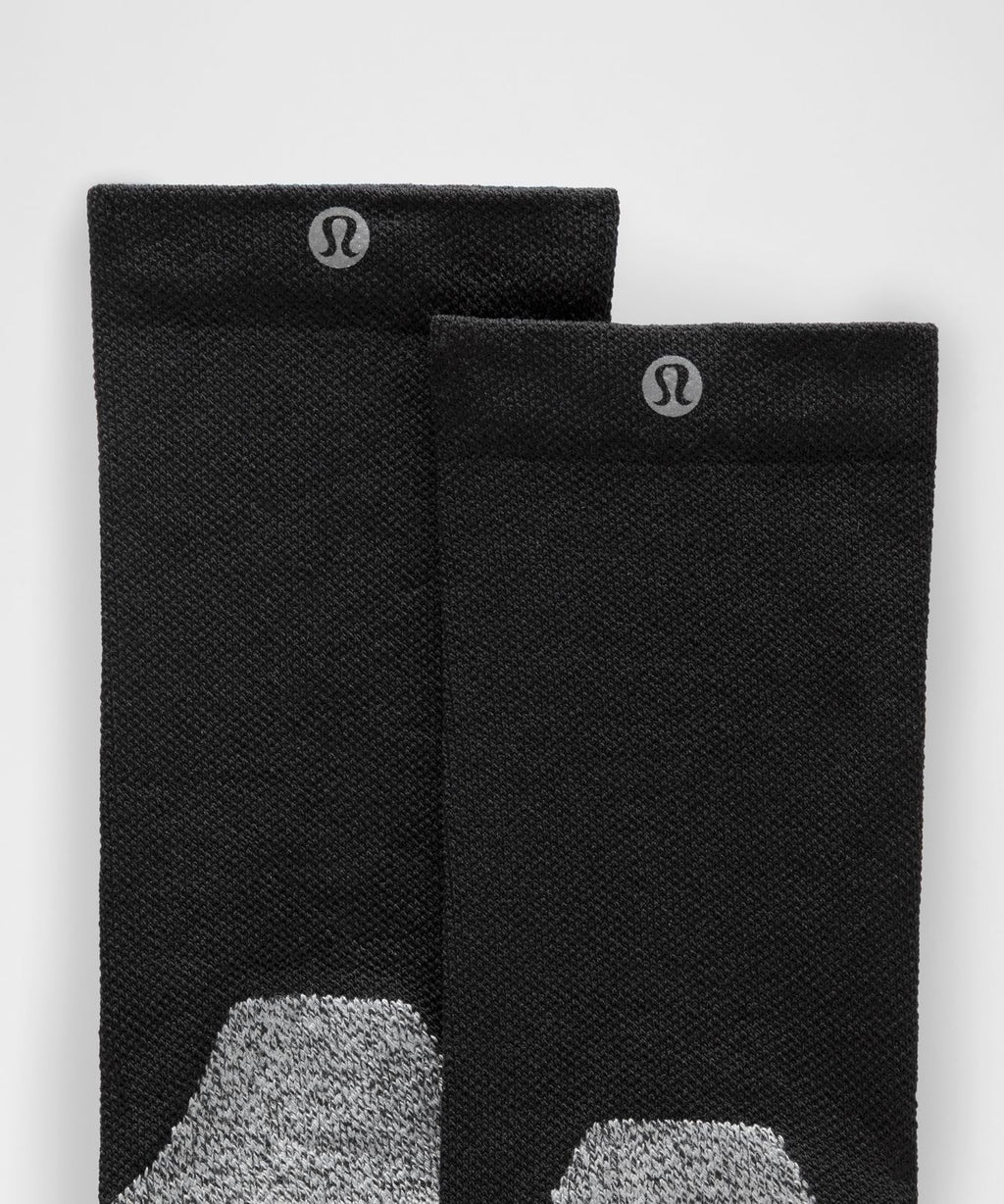 Unisex Power Stride Cushion Crew Socks *3 Pack White/Heather Grey/Black
