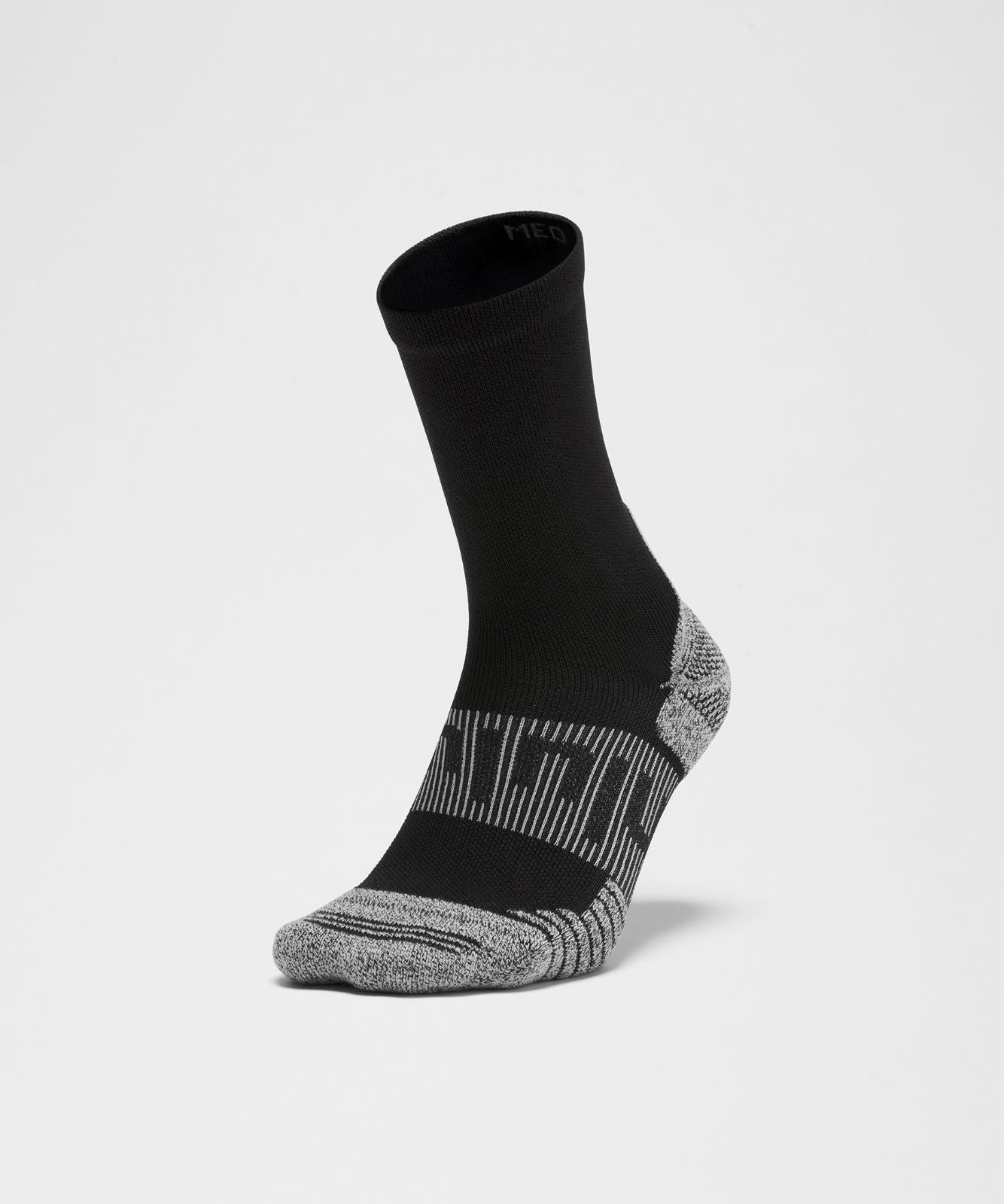 Unisex Power Stride Cushion Crew Socks *3 Pack White/Heather Grey/Black