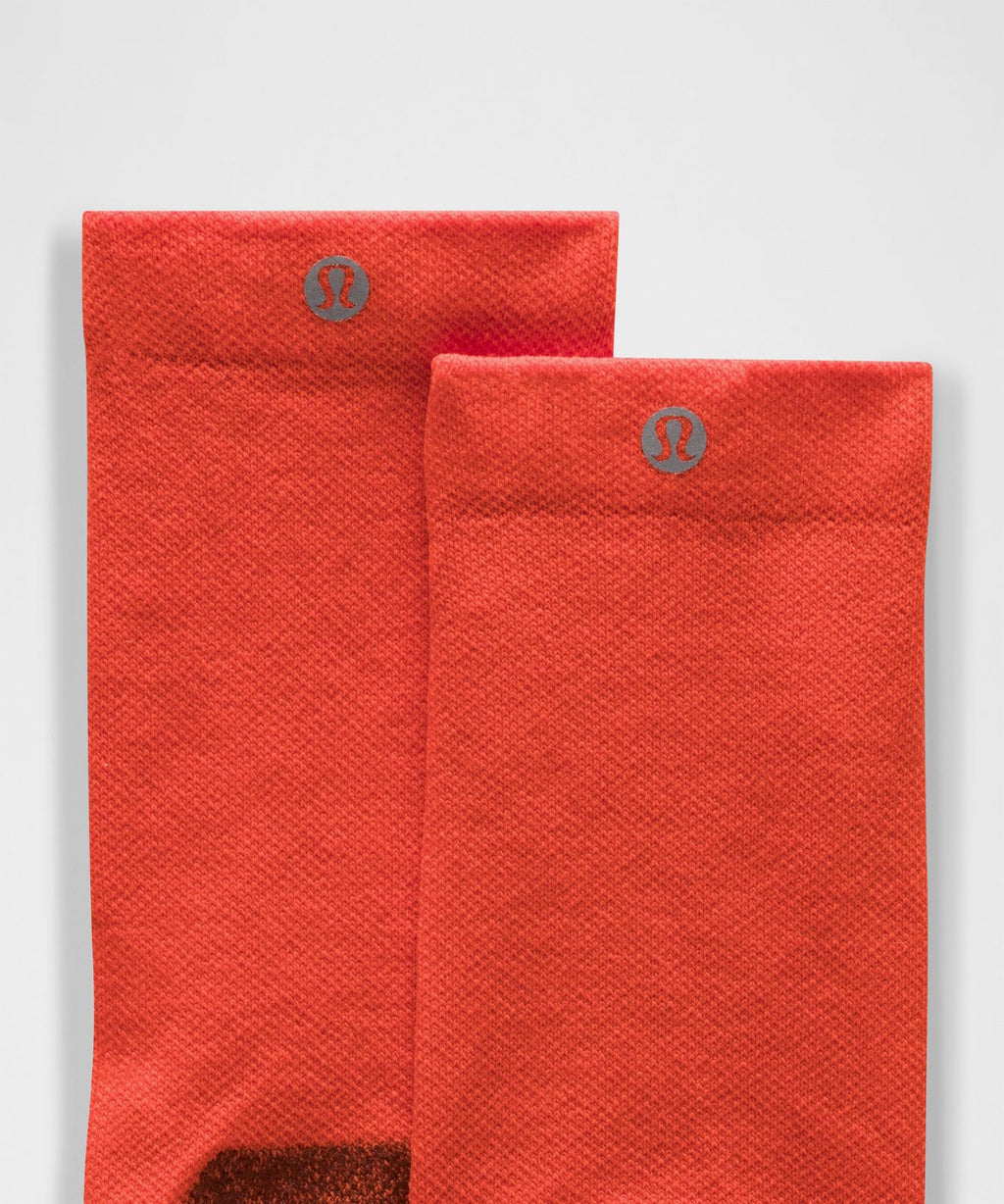 Unisex Power Stride Cushion Crew Socks *3 Pack Cranberry Charm/Cherry Ember/Coconut Ivory