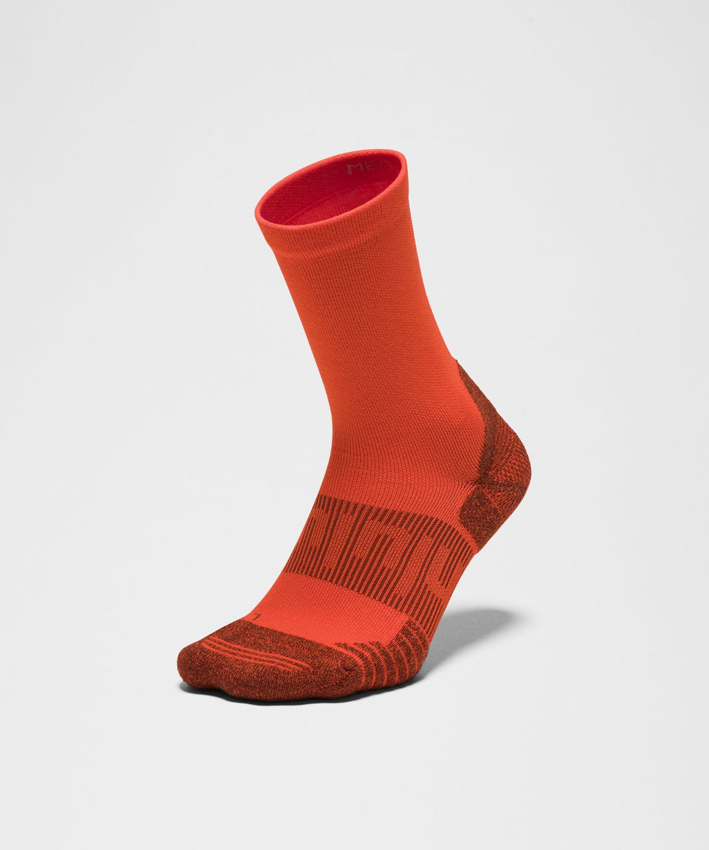 Unisex Power Stride Cushion Crew Socks *3 Pack Cranberry Charm/Cherry Ember/Coconut Ivory