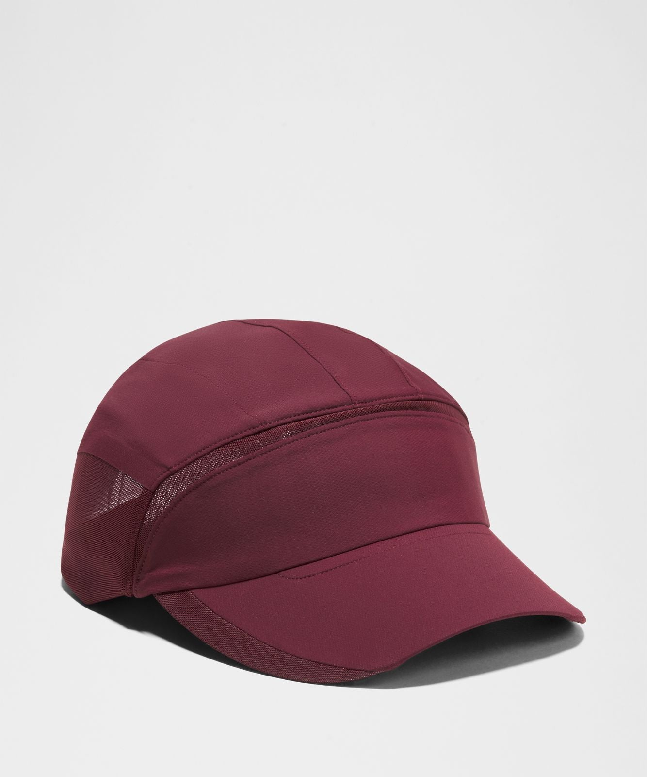 Mesh Panelled Running Hat Burgundy Bay