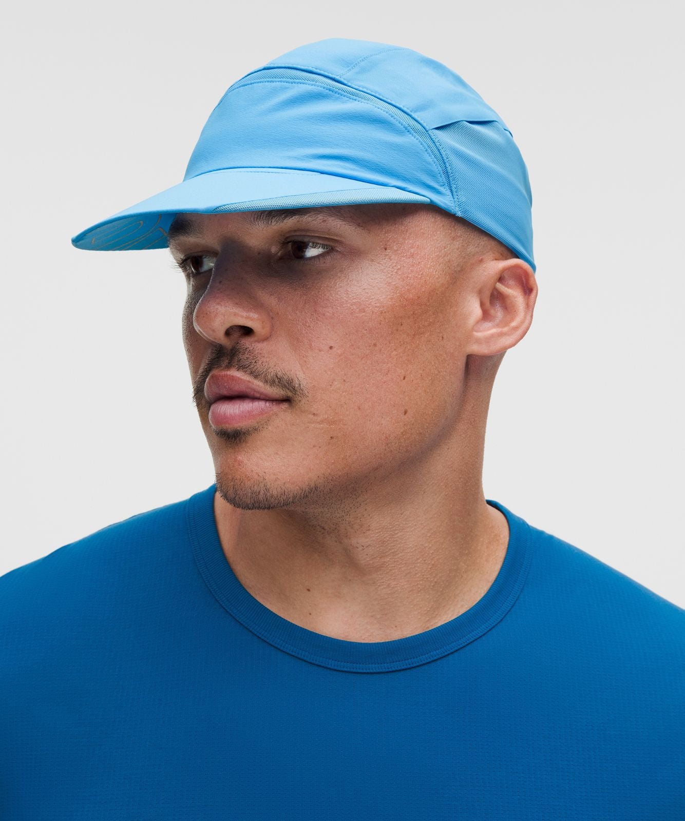 Mesh Panelled Running Hat Ocean Wave