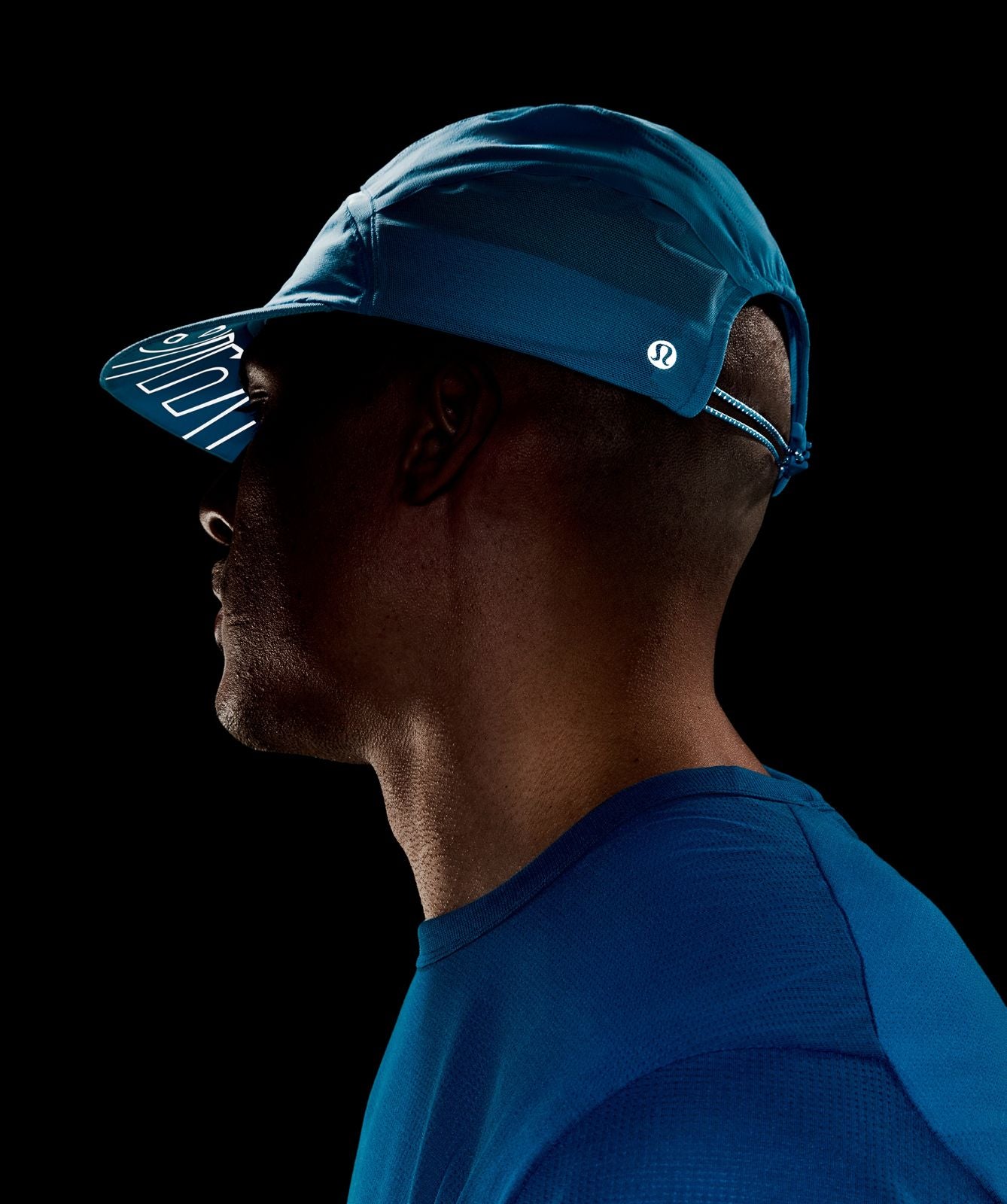 Mesh Panelled Running Hat Ocean Wave