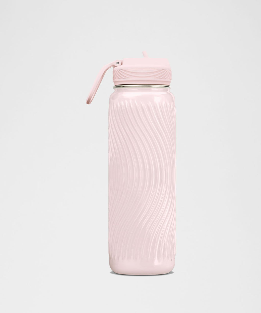 Back to Life Sport Bottle 24oz Straw Lid *Wave Pink Pearl