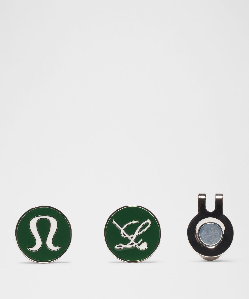 Golf Ball Markers with Hat Clip *2 Pack Green Cove