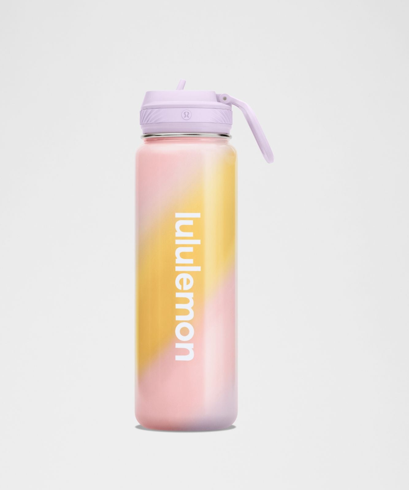 Back to Life Sport Bottle 24oz Straw Lid *Ombre Lilac Play/Buttercup/Blush Blend/White