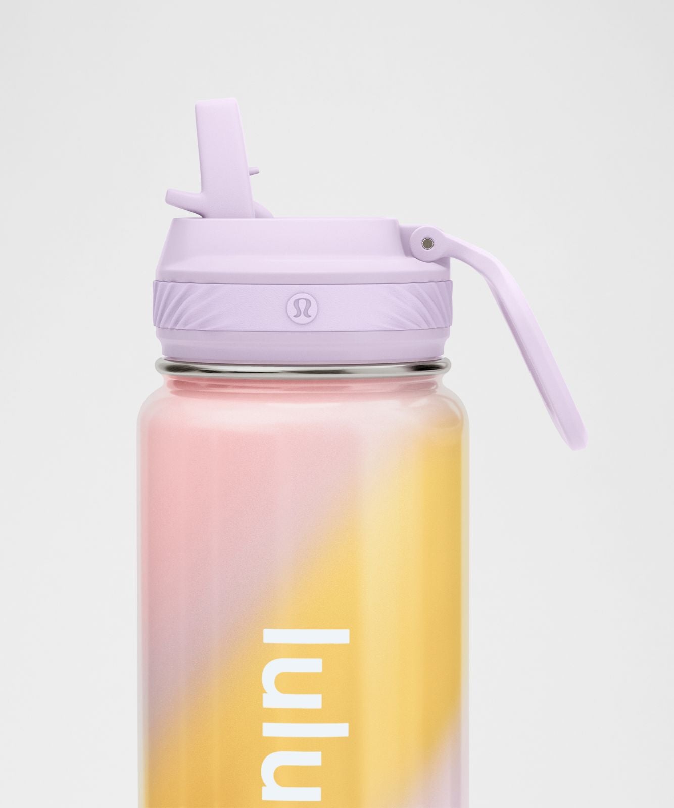 Back to Life Sport Bottle 24oz Straw Lid *Ombre Lilac Play/Buttercup/Blush Blend/White