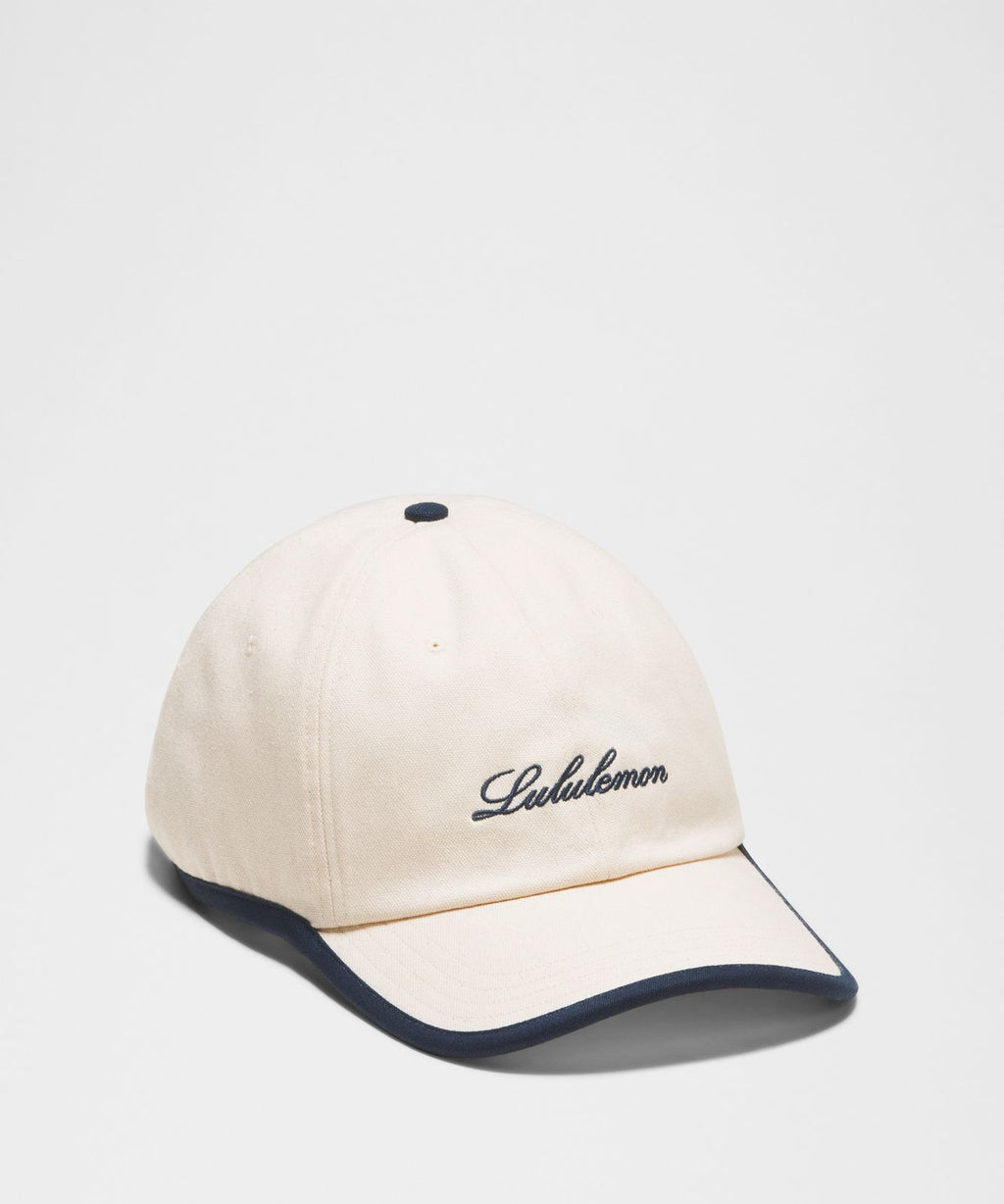 Classic Ball Cap *Cotton Canvas Natural/True Navy
