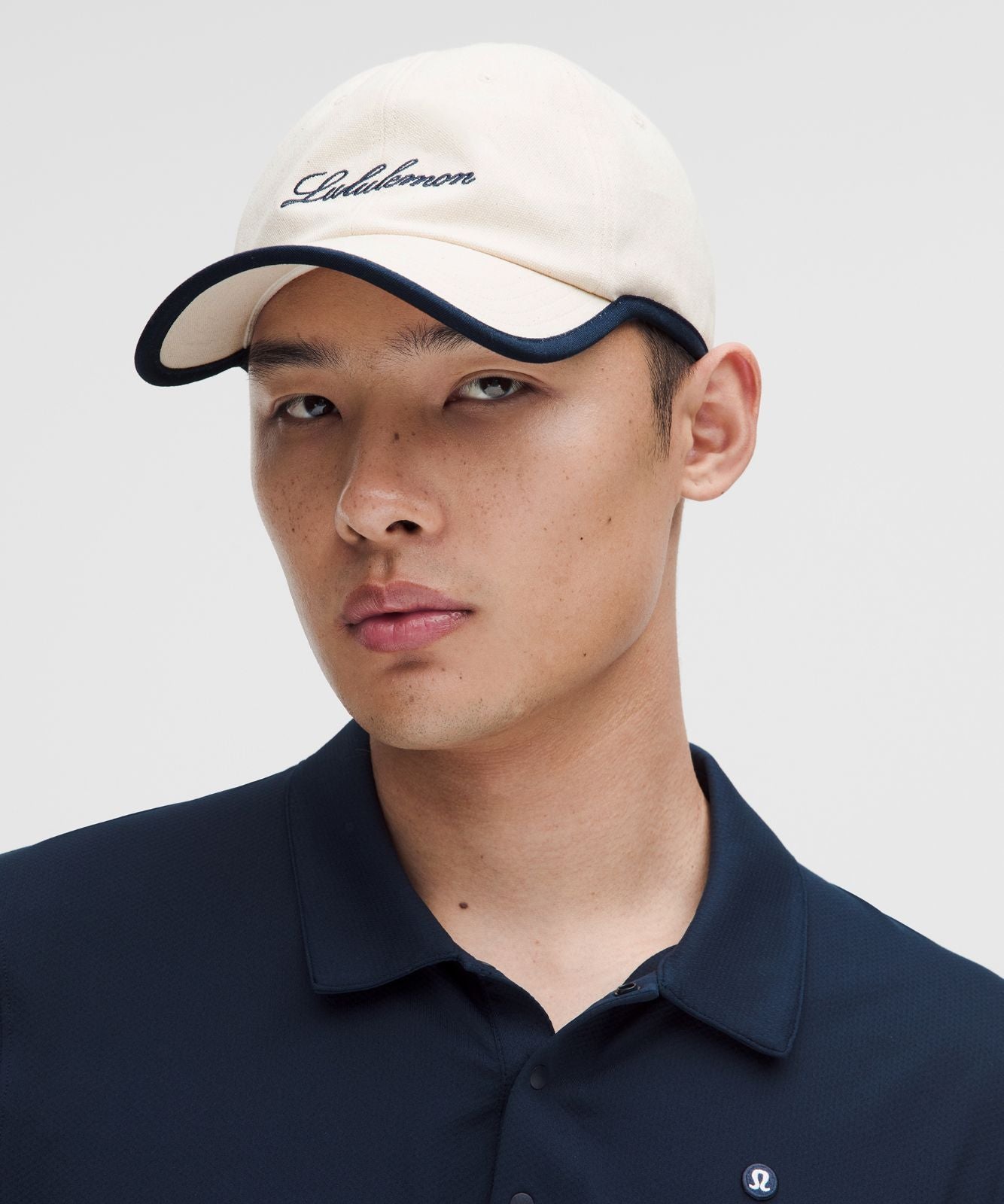 Classic Ball Cap *Cotton Canvas Natural/True Navy