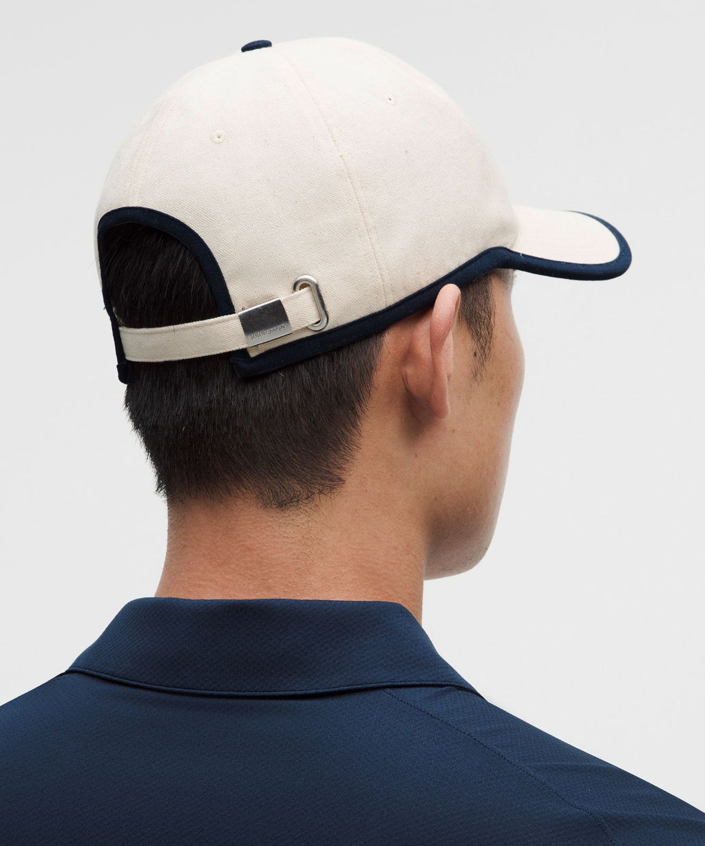 Classic Ball Cap *Cotton Canvas Natural/True Navy