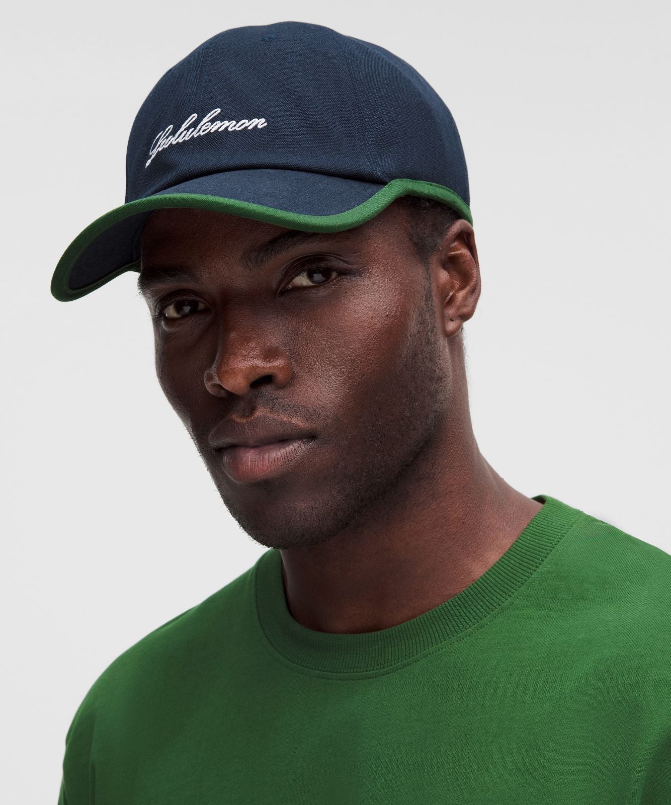Classic Ball Cap *Cotton Canvas True Navy/Ivy Grove