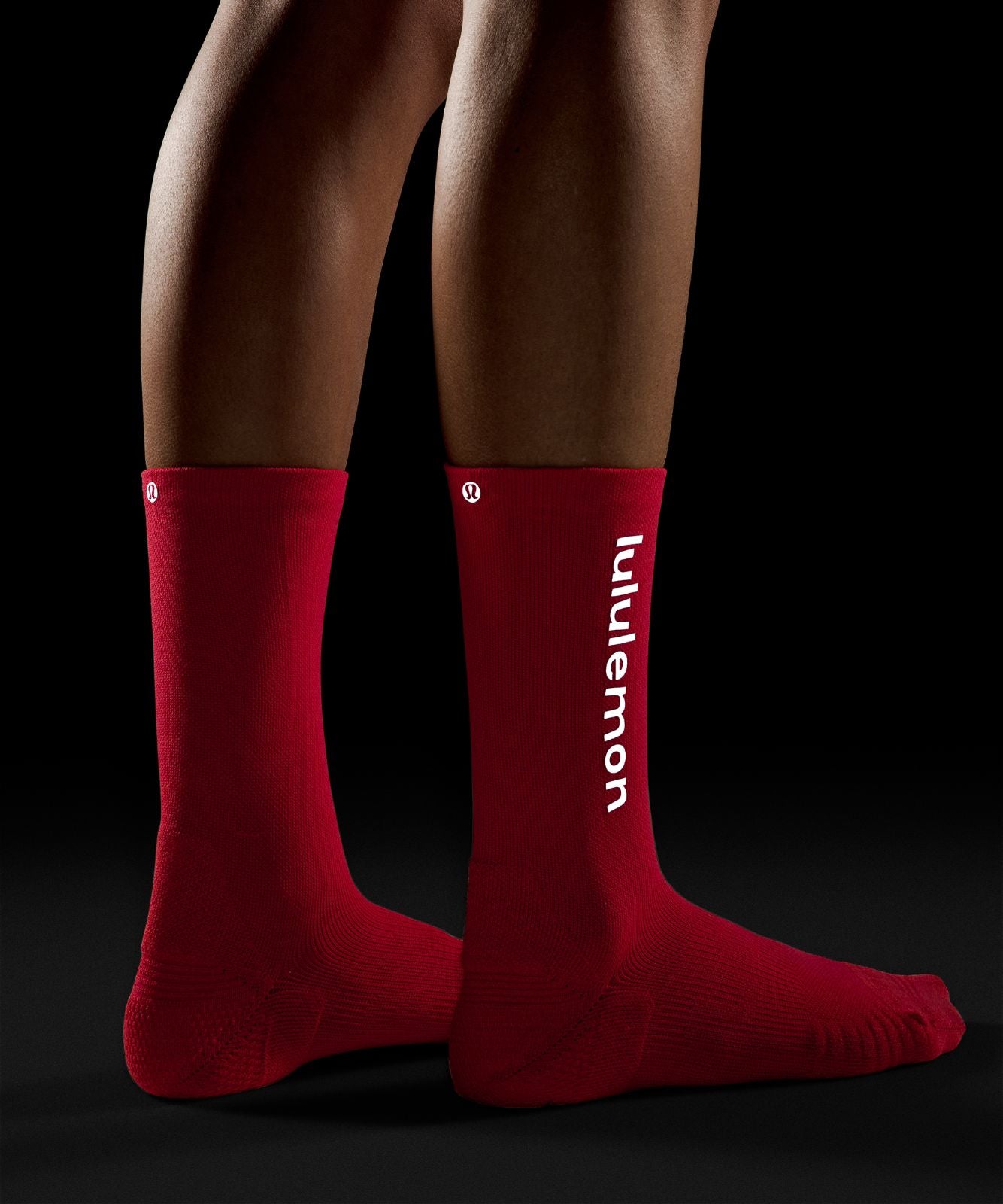 Unisex Power Stride Cushion Crew Socks *Wordmark Star Burst Tone
