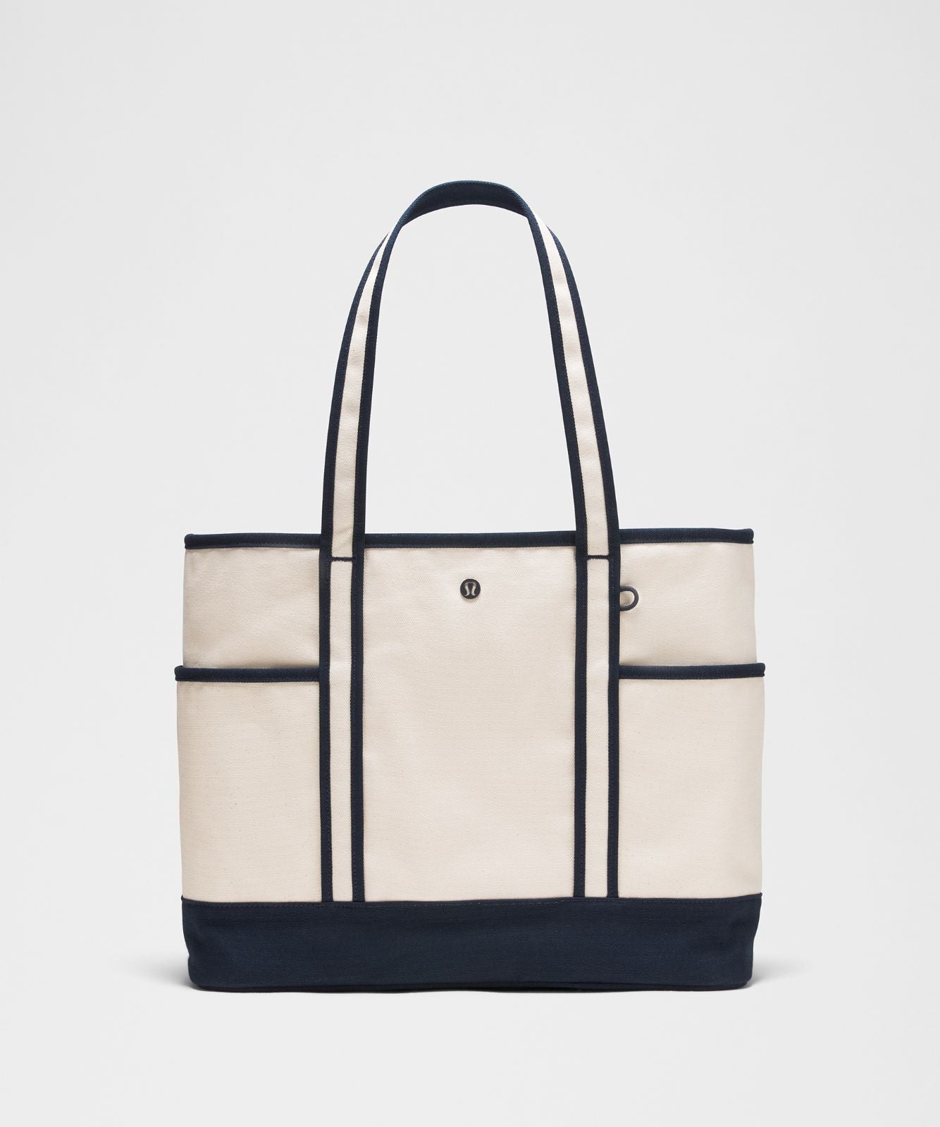 Daily Multi-Pocket Zip-Top Tote Bag 18L Natural/True Navy