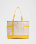 Daily Multi-Pocket Zip-Top Tote Bag 18L Natural/Buttercup
