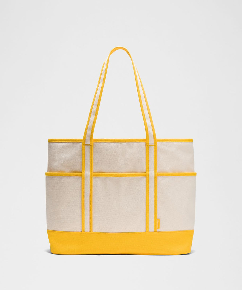 Daily Multi-Pocket Zip-Top Tote Bag 18L Natural/Buttercup
