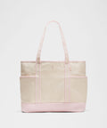 Daily Multi-Pocket Zip-Top Tote Bag 18L Natural/Pink Pearl