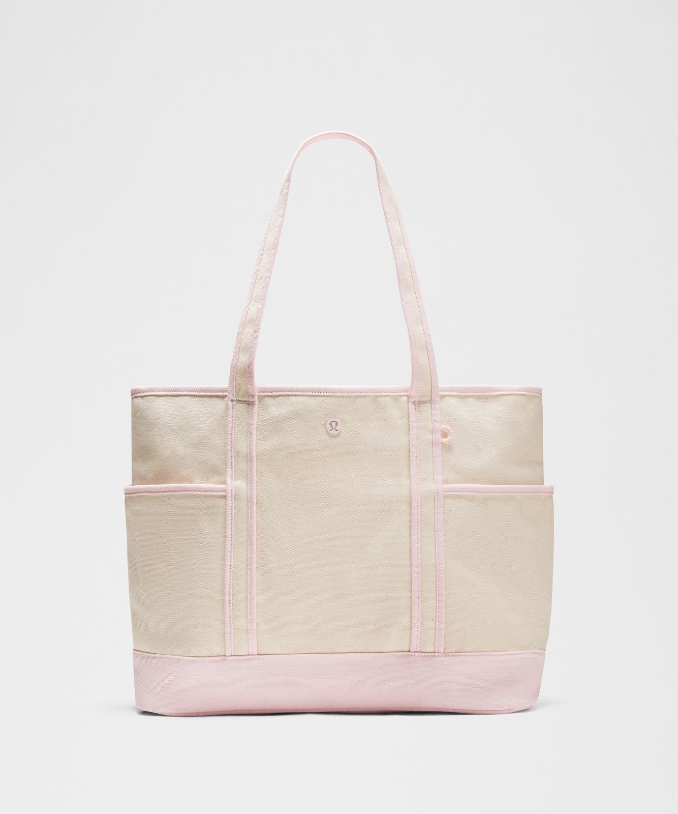Daily Multi-Pocket Zip-Top Tote Bag 18L Natural/Pink Pearl