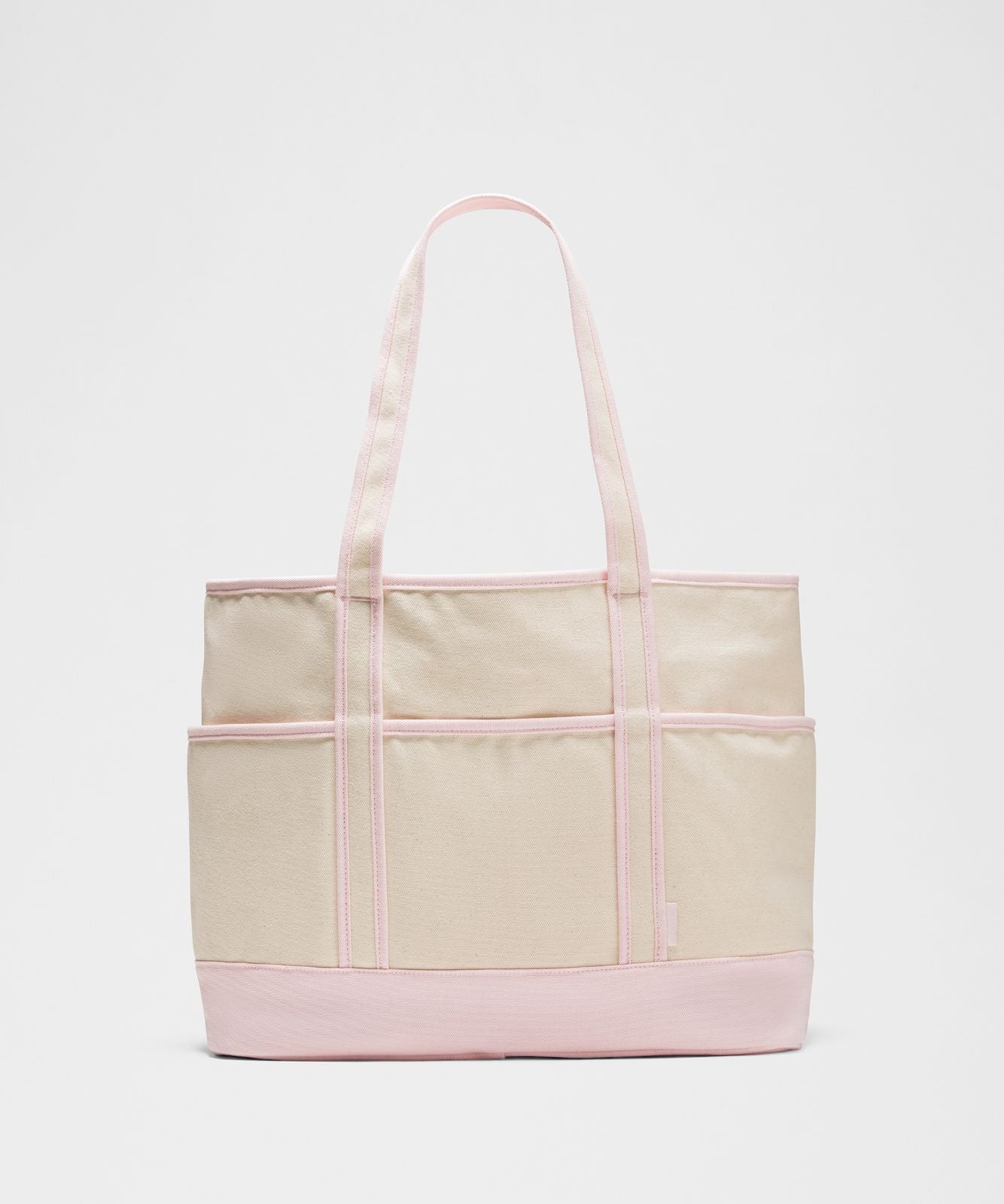 Daily Multi-Pocket Zip-Top Tote Bag 18L Natural/Pink Pearl
