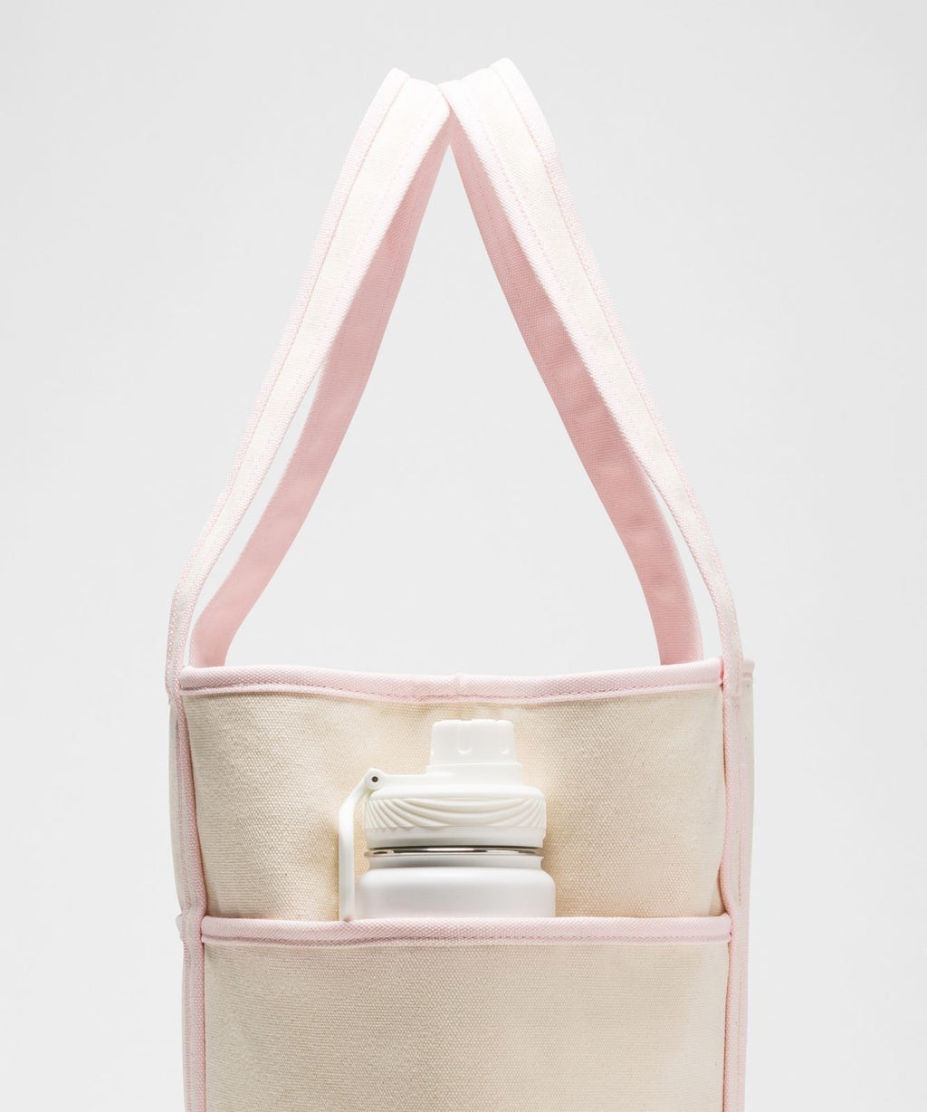 Daily Multi-Pocket Zip-Top Tote Bag 18L Natural/Pink Pearl