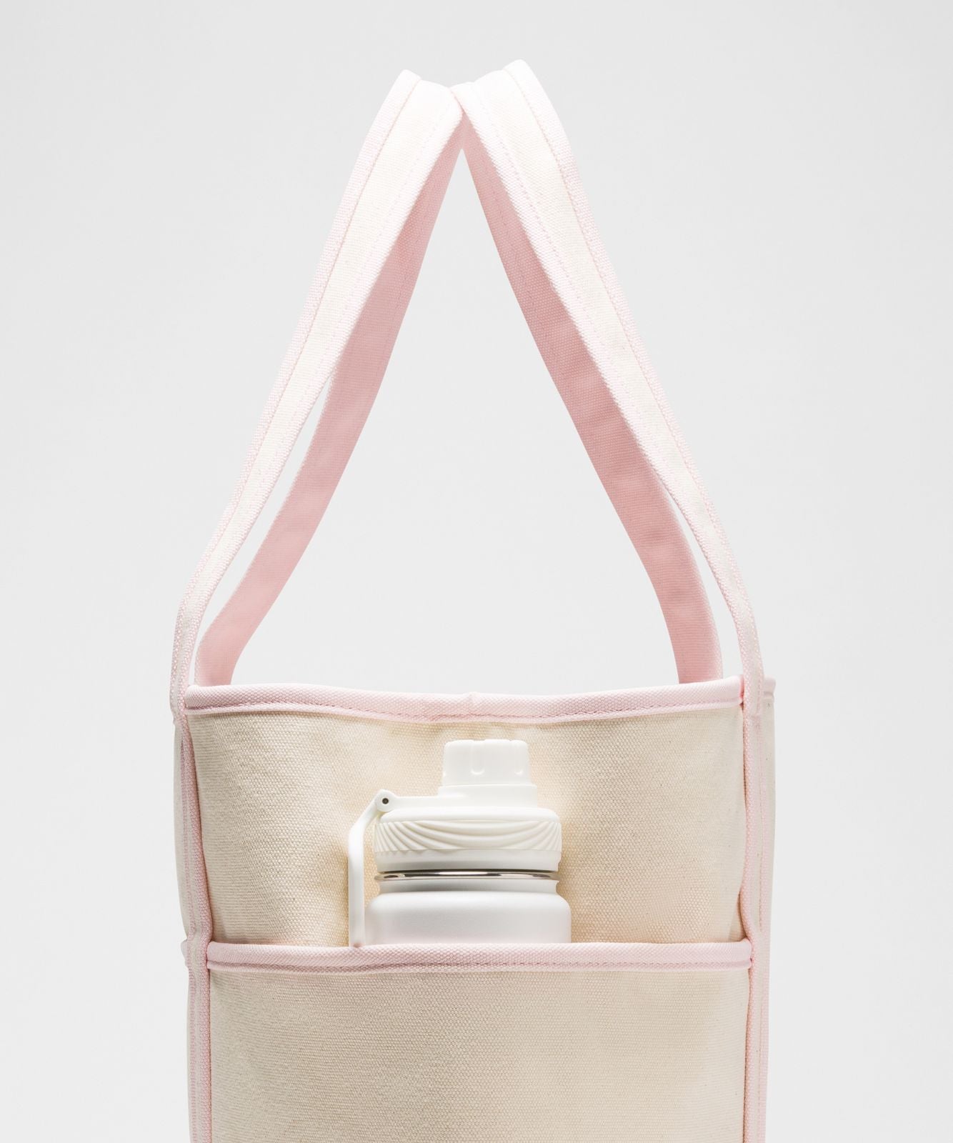 Daily Multi-Pocket Zip-Top Tote Bag 18L Natural/Pink Pearl