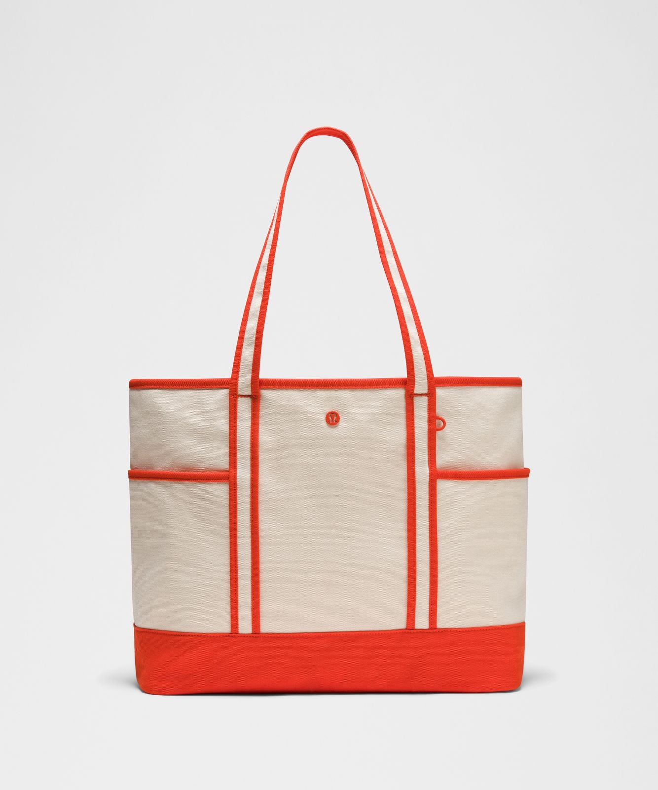 Daily Multi-Pocket Zip-Top Tote Bag 18L Natural/Cherry Ember