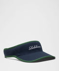 Removable Sweatband Cotton Canvas Visor True Navy/Ivy Grove