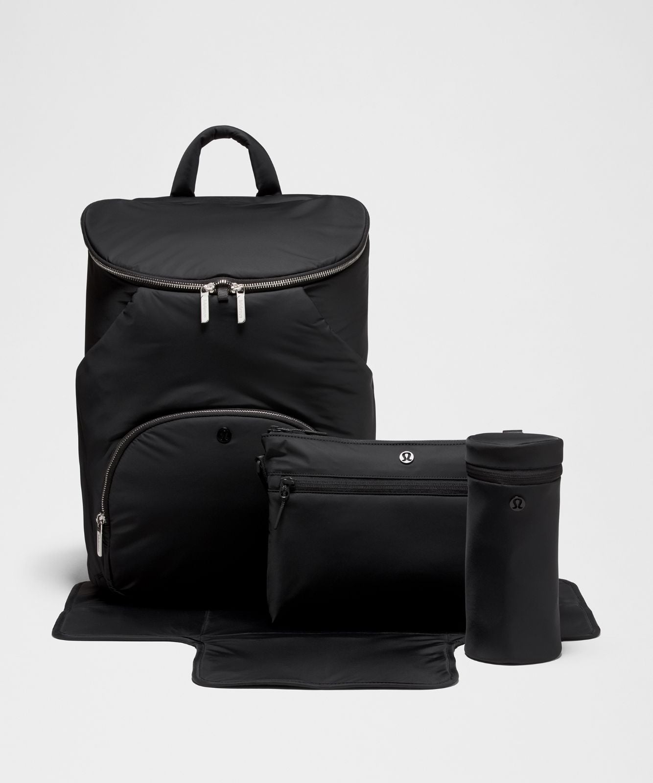 New Parent Backpack 22L Black/Silver