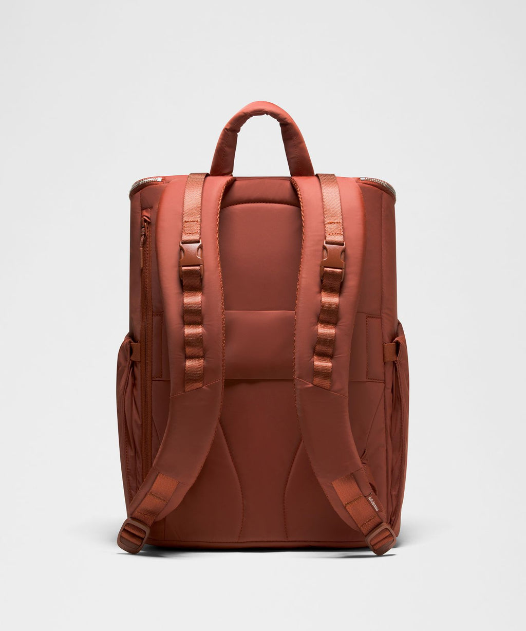 New Parent Backpack 22L Cranberry Charm/Silver