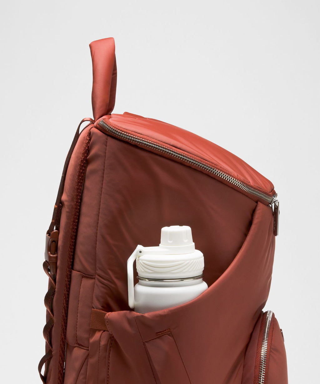 New Parent Backpack 22L Cranberry Charm/Silver
