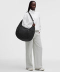 Extra-Large Slouchy Shoulder Bag 24L Black