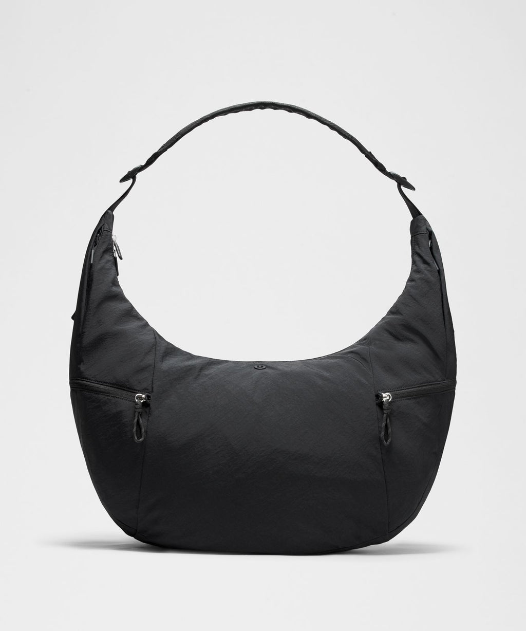 Extra-Large Slouchy Shoulder Bag 24L Black