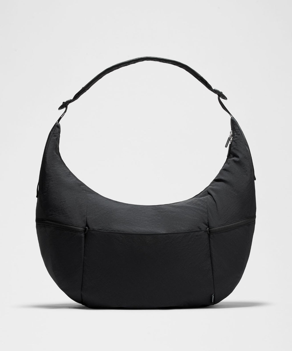 Extra-Large Slouchy Shoulder Bag 24L Black