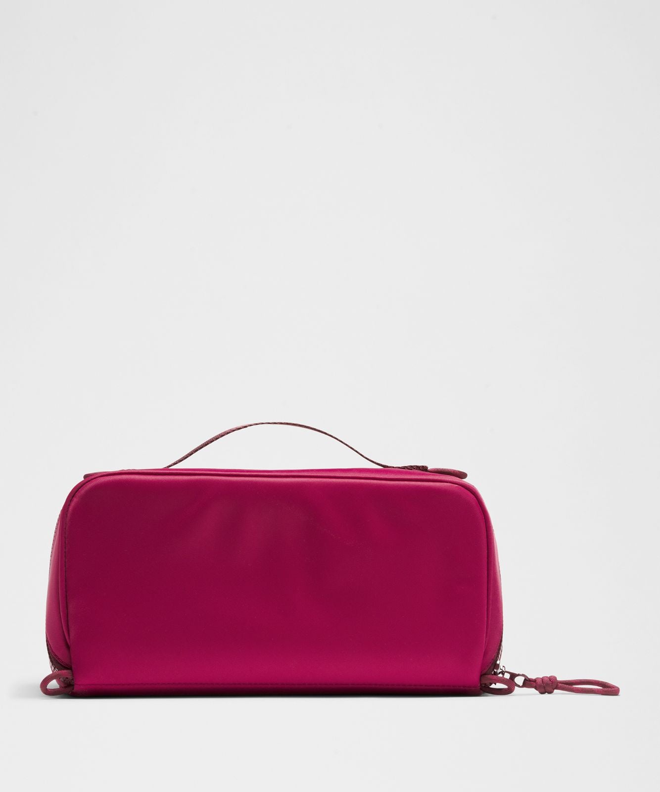 Open-Flat Toiletry Bag Raspberry Rave/Burgundy Bay/Silver