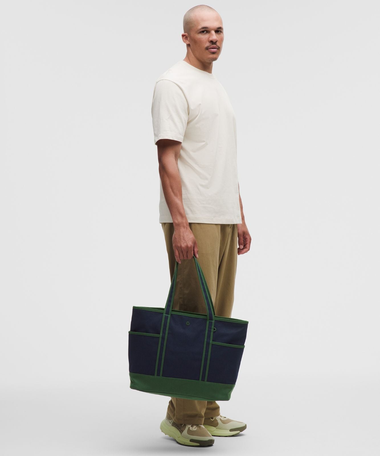 Daily Multi-Pocket Zip-Top Tote Bag 18L True Navy/Ivy Grove