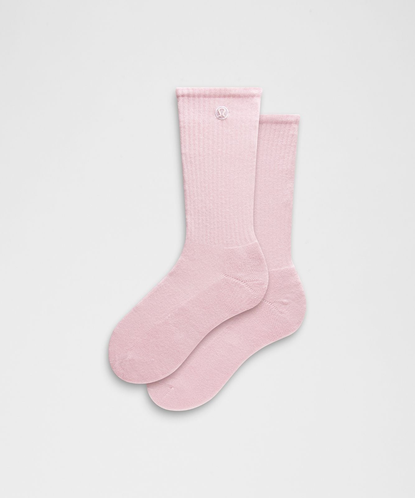 Unisex Daily Essential Crew Socks Blissful Pink