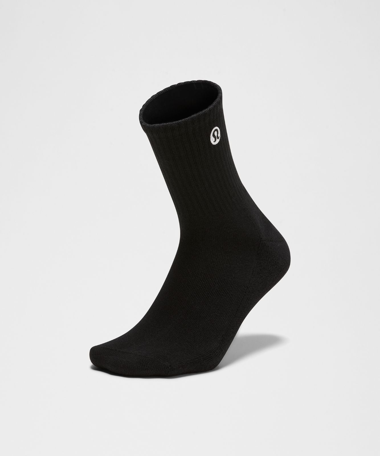 Unisex Daily Essential Quarter Socks Black