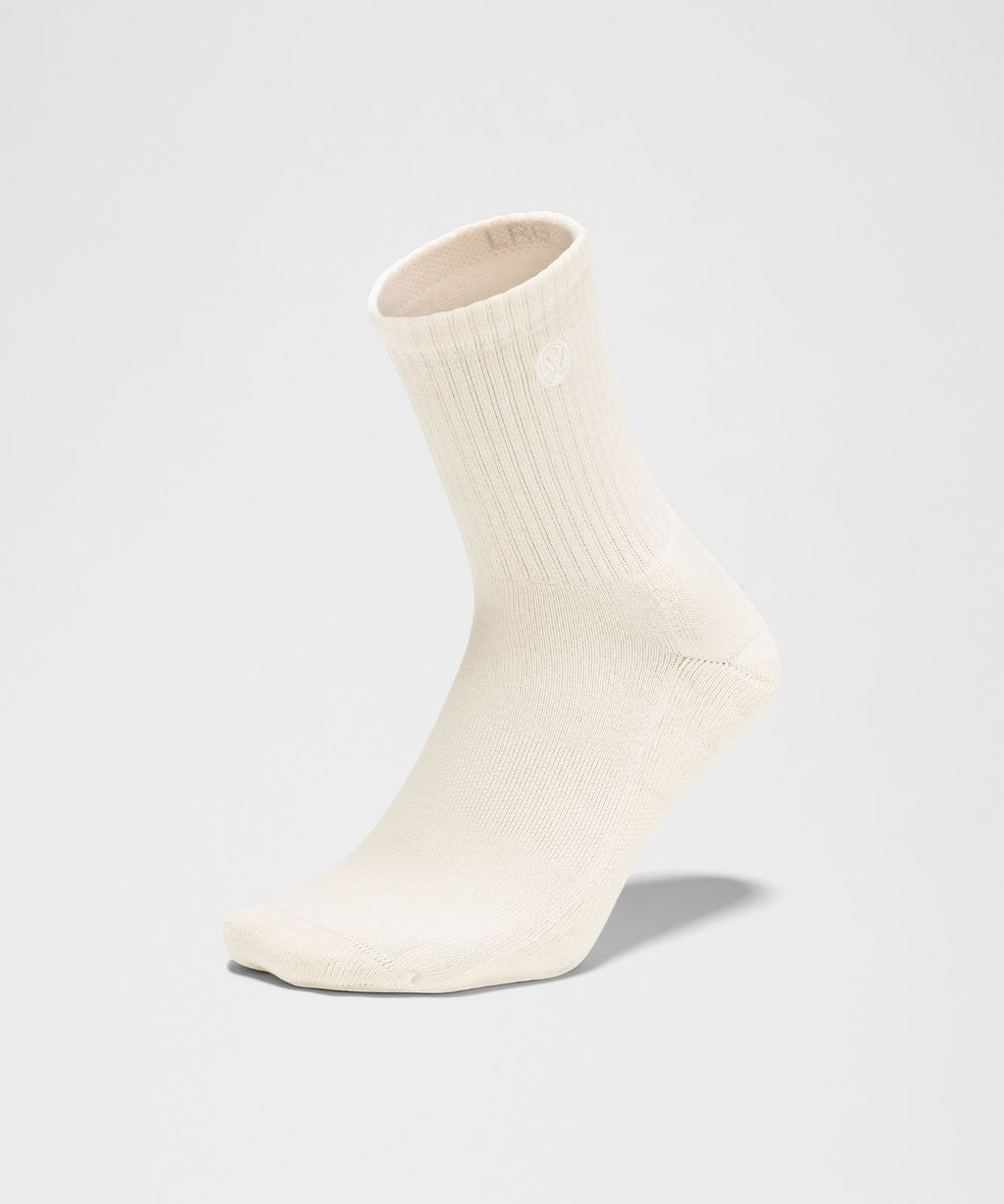 Unisex Daily Essential Quarter Socks Light Ivory