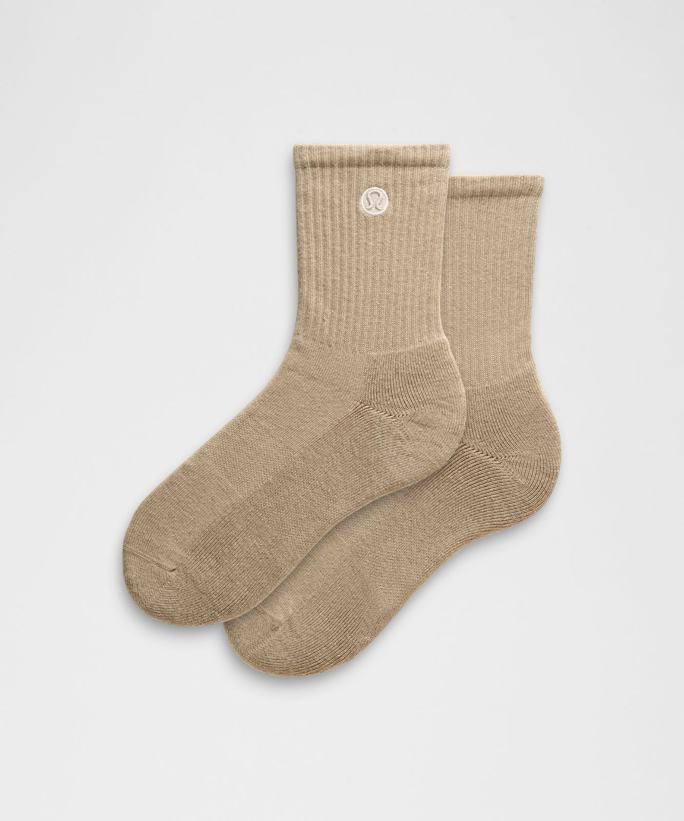 Unisex Daily Essential Quarter Socks Sheer Oak
