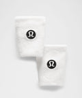 High-Pile Cotton Terry Wristbands*2 Pack White