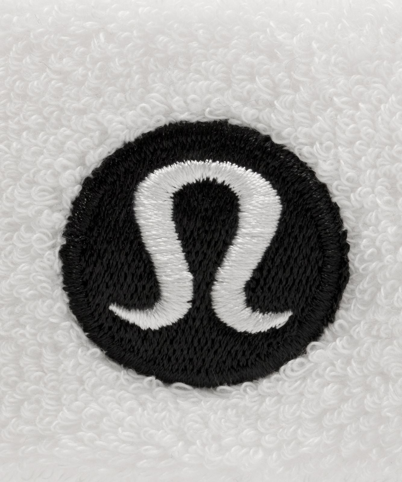 High-Pile Cotton Terry Sweatband White