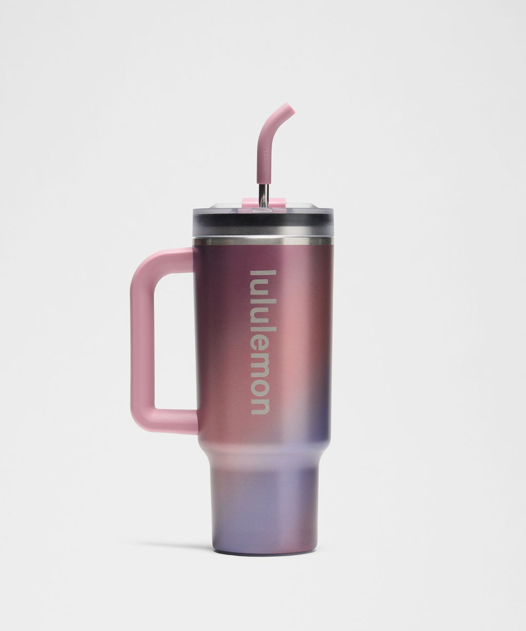 Insulated Tumbler 40oz Deco Pink/Bright Coral/Lavender Frost