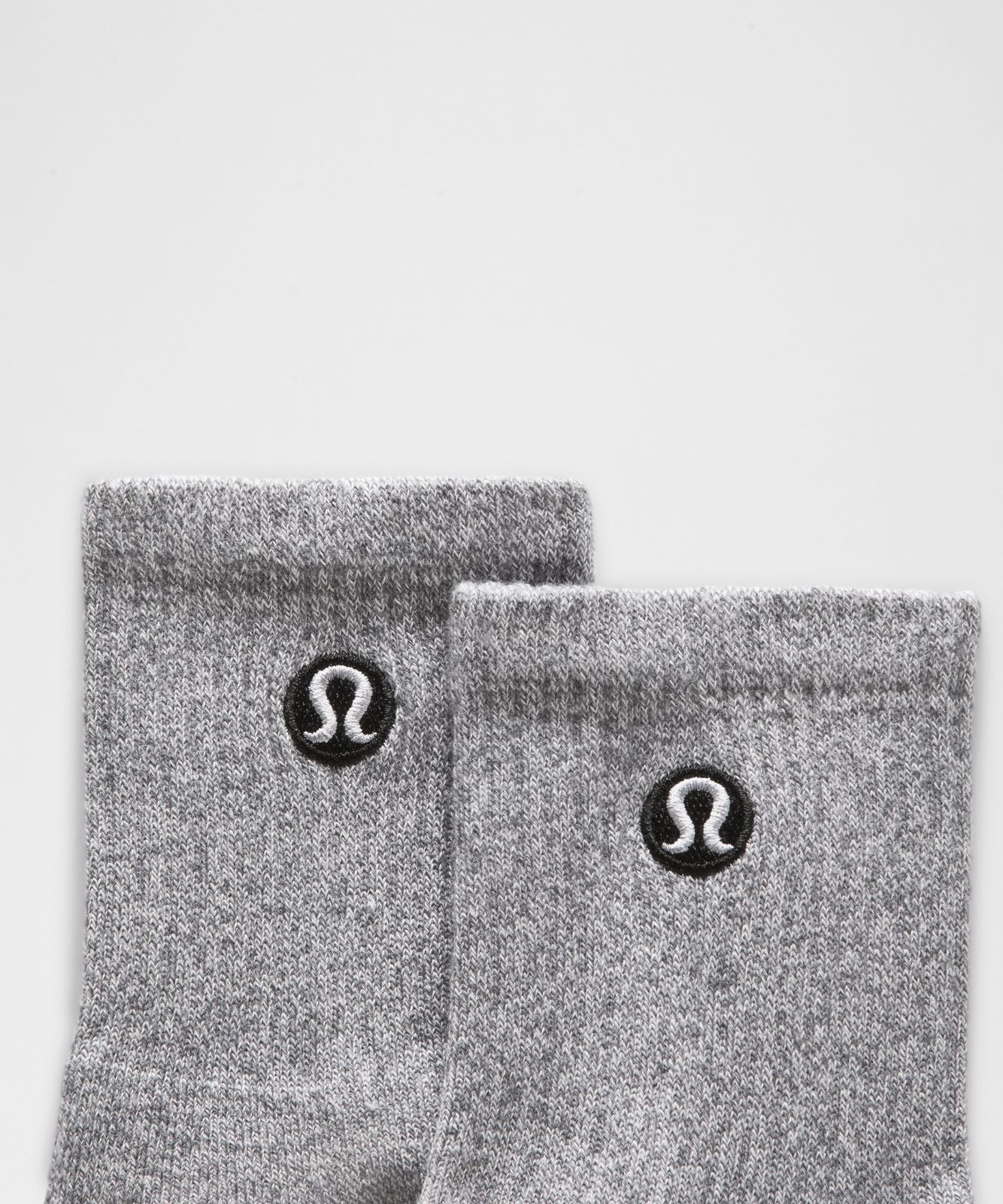Unisex Daily Essential Quarter Socks *6 Pack White/Heathered Core Light Grey/Black