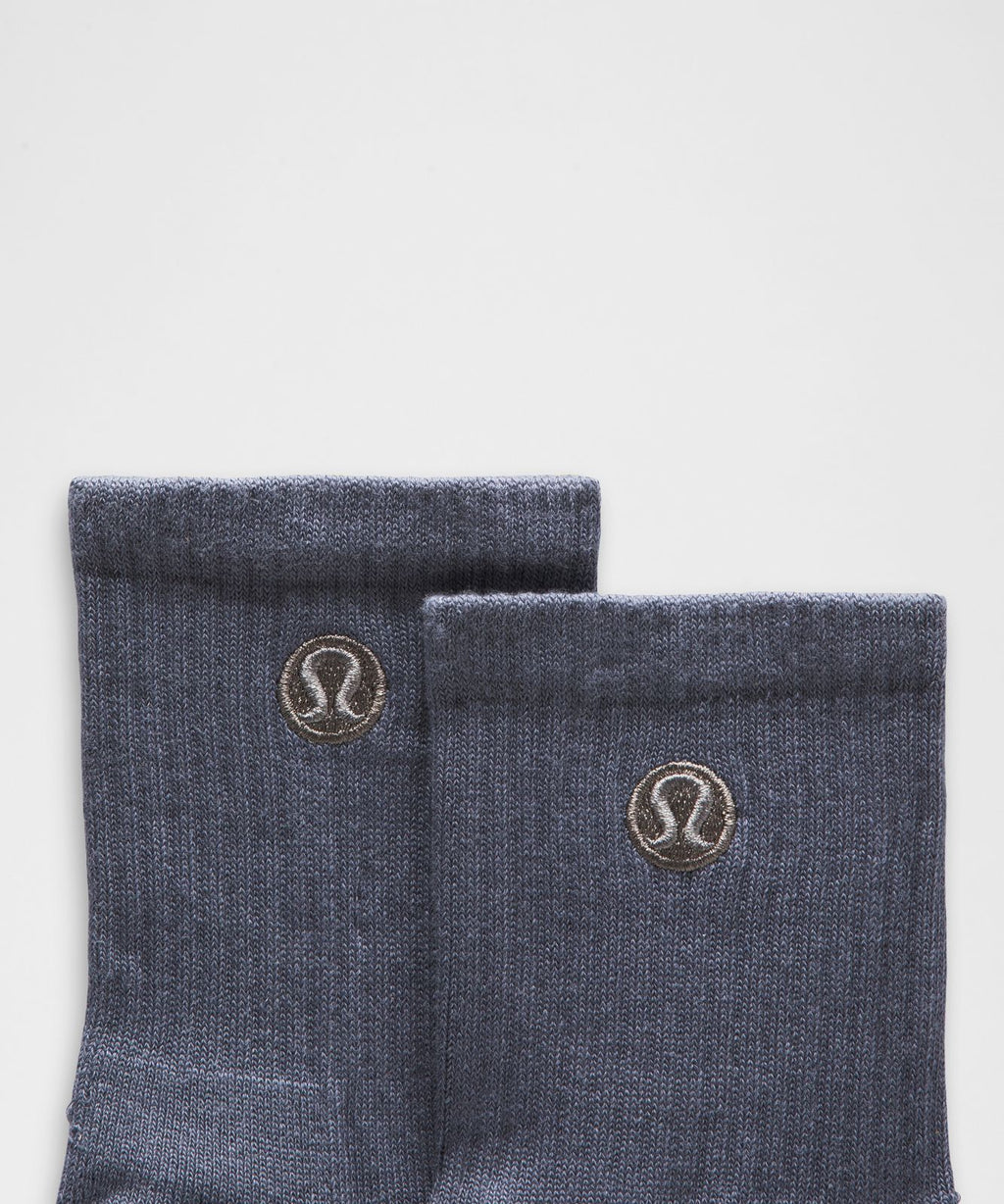Unisex Daily Essential Quarter Socks *6 Pack Nomad/Hailstone Grey/Light Ivory/Dusty Diamond/Toasted Pink