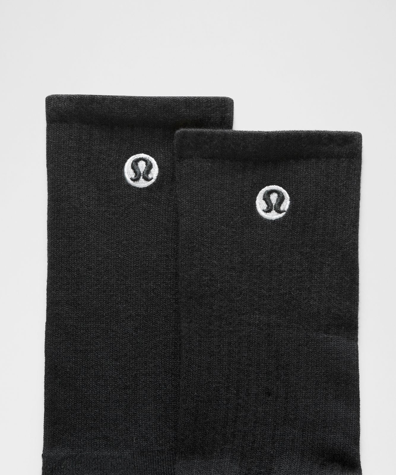Unisex Daily Essential Crew Socks *6 Pack Black