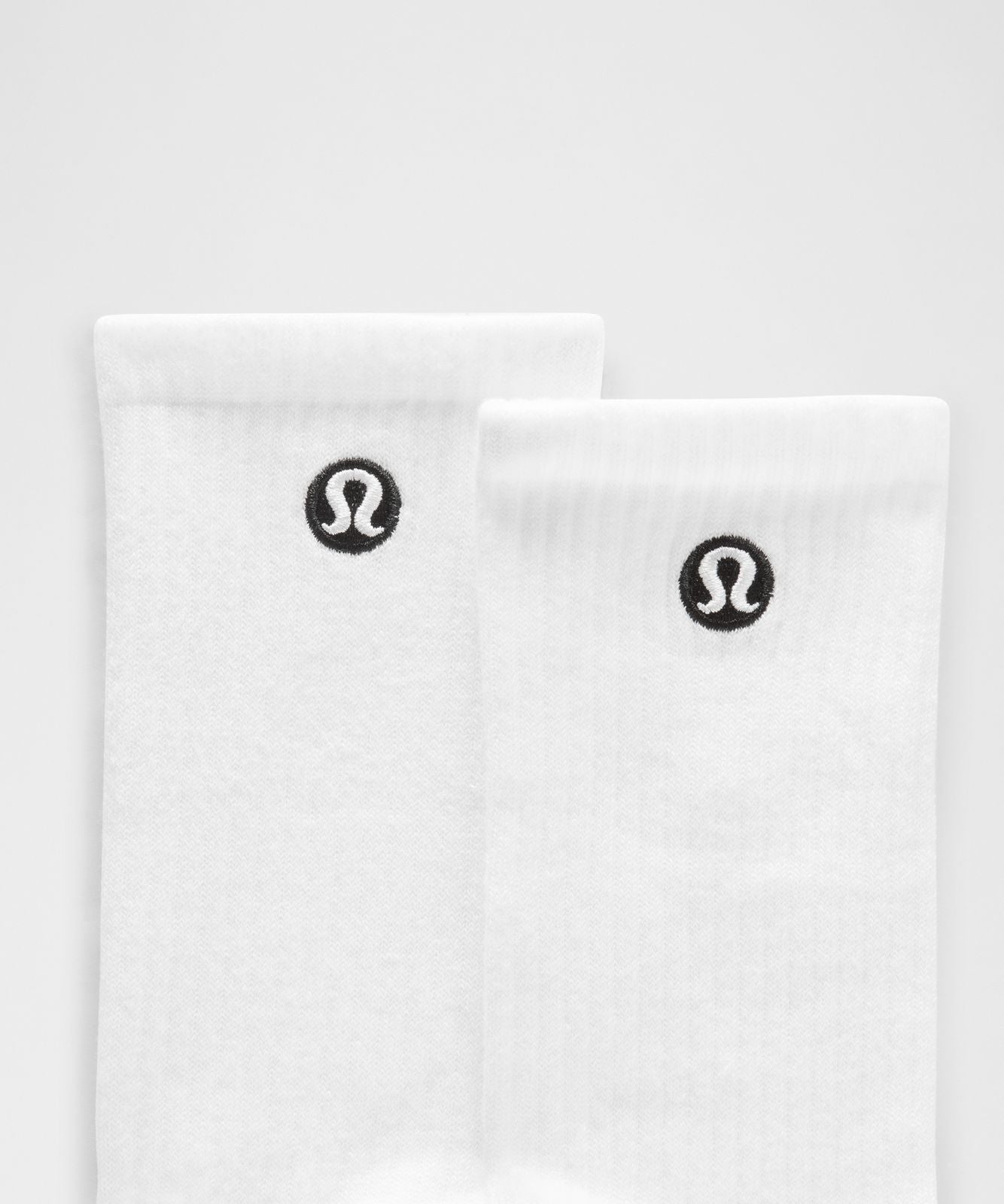 Unisex Daily Essential Crew Socks *6 Pack White