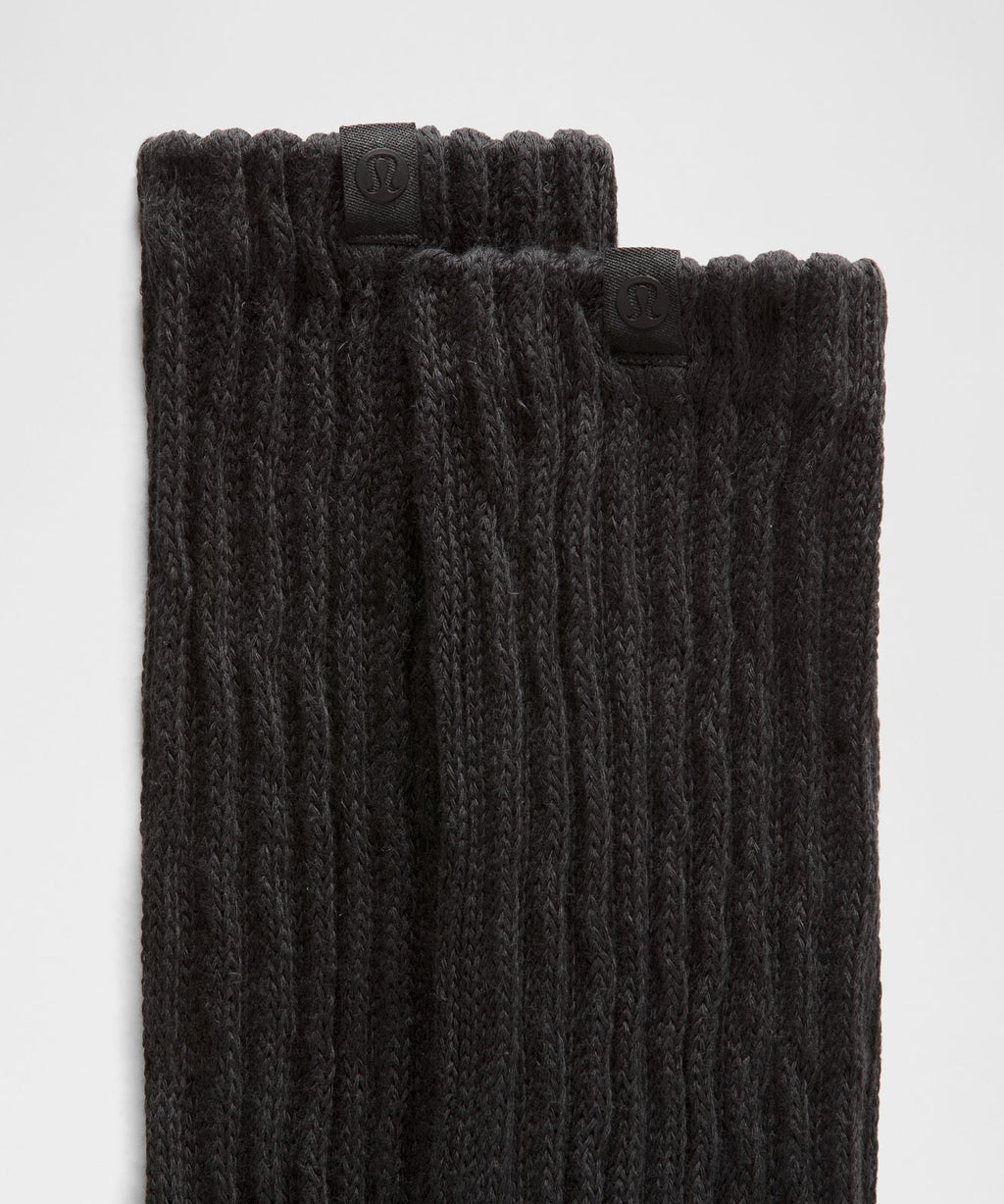 Unisex Slouch Socks Black